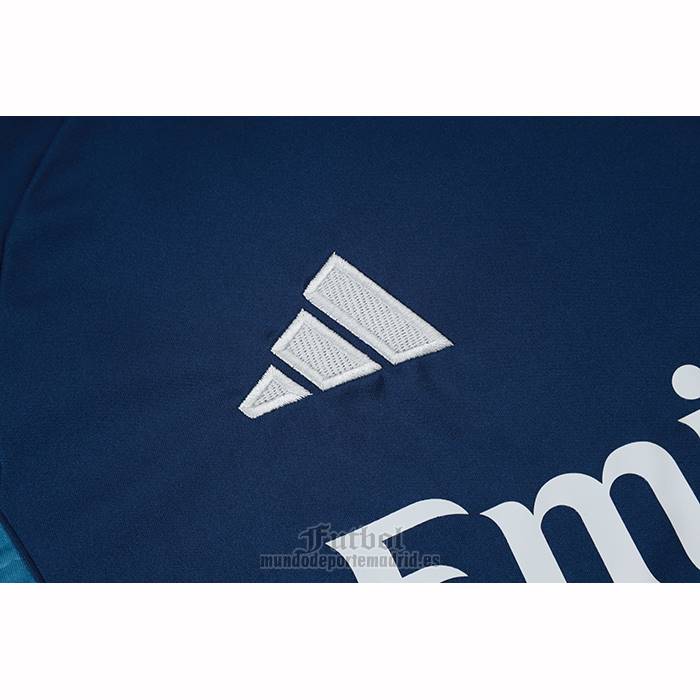 Chandal del Arsenal Manga Corta 2025-2026 Azul Gris - Pantalon Corto